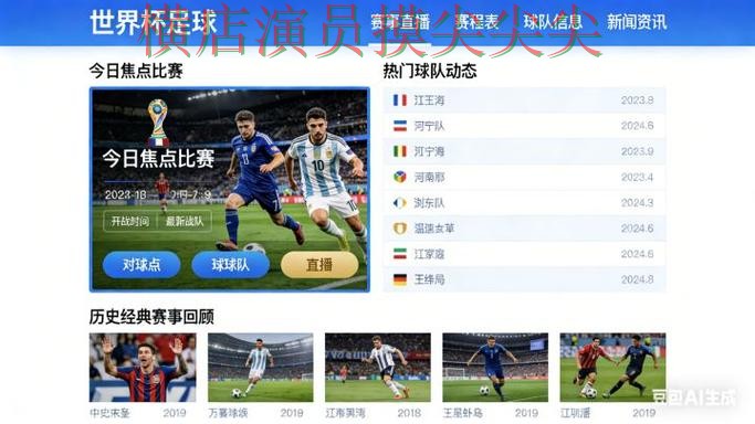 精选世界杯买球网站：从赛事直播到直播观看全流程解析 - FIFA World Cup 2026